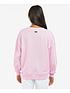  image of barbour-international-rossin-overlayer-sweatshirt-pink