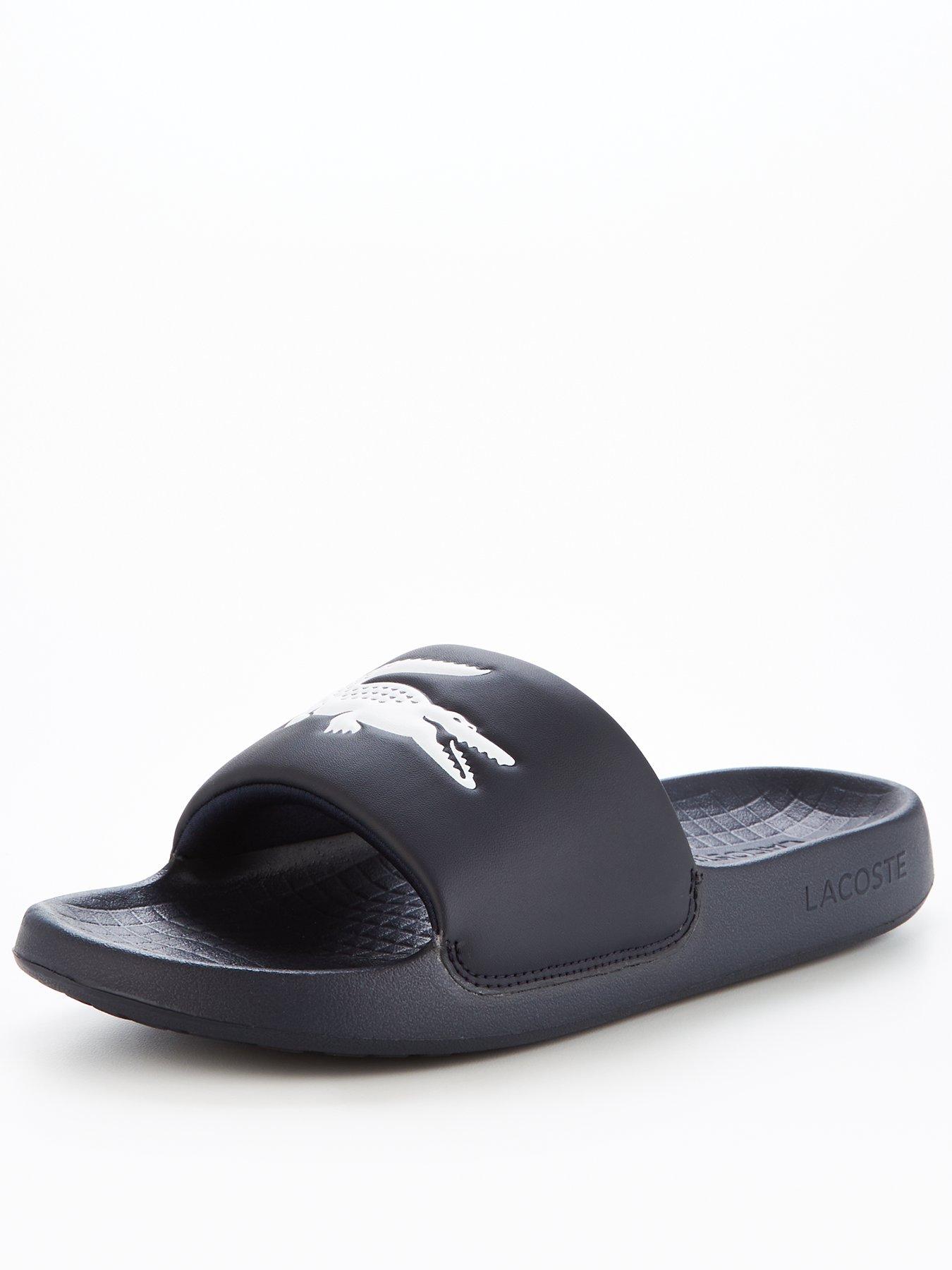 Lacoste slides deals sale