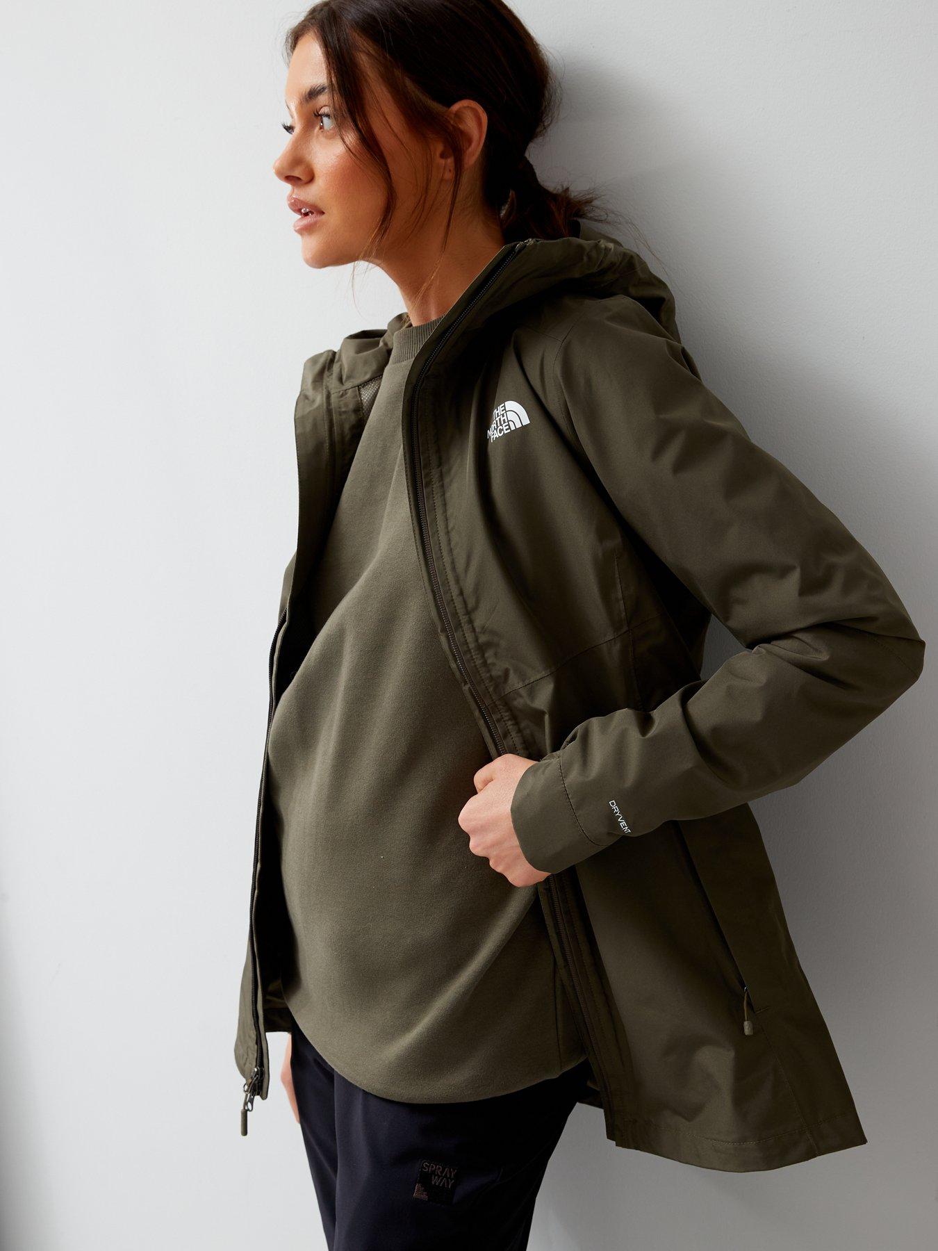  image of the-north-face-womens-hikesteller-parka-shell-jacket-green