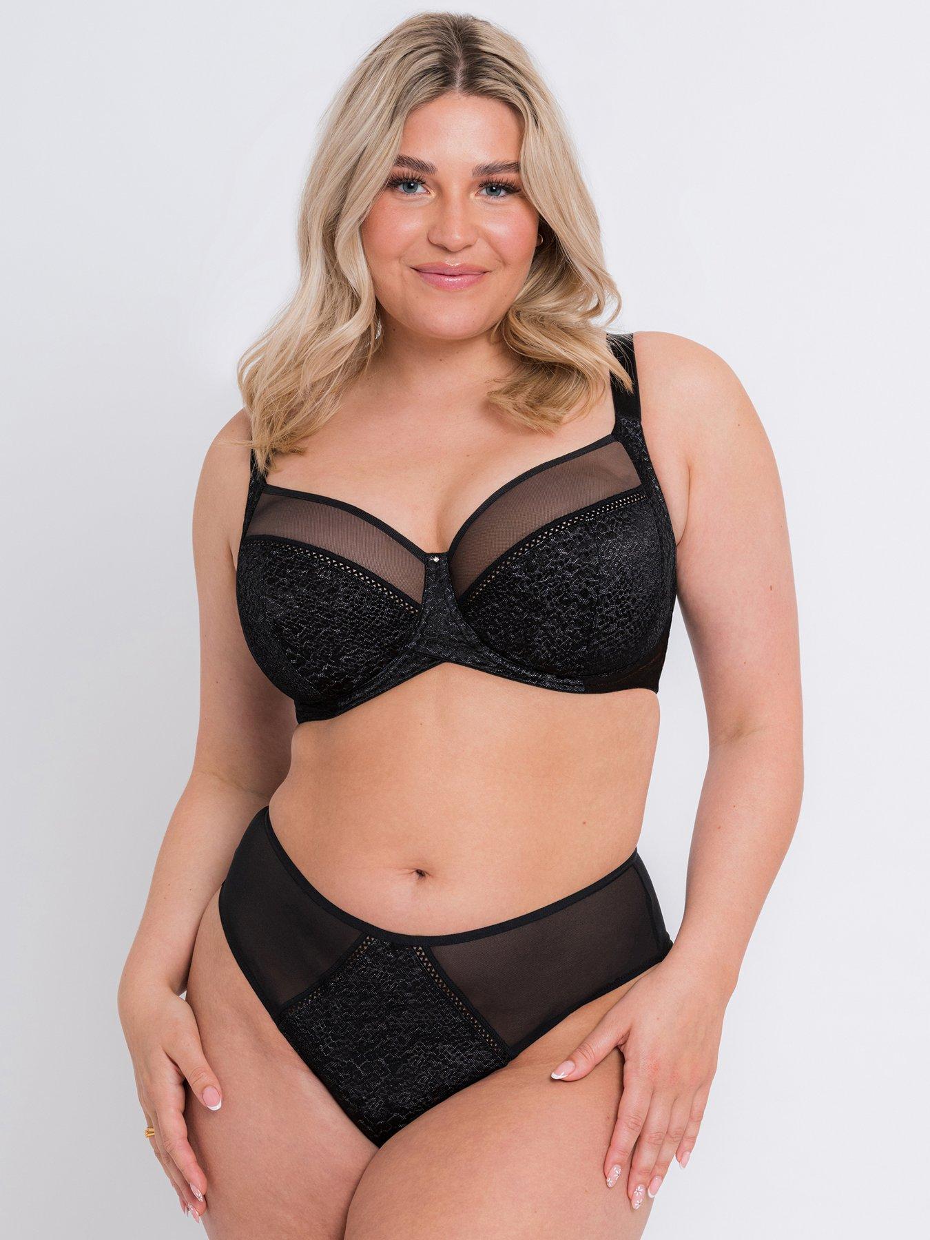 front image of curvy-kate-amaze-4-part-cup-balcony-bra-black
