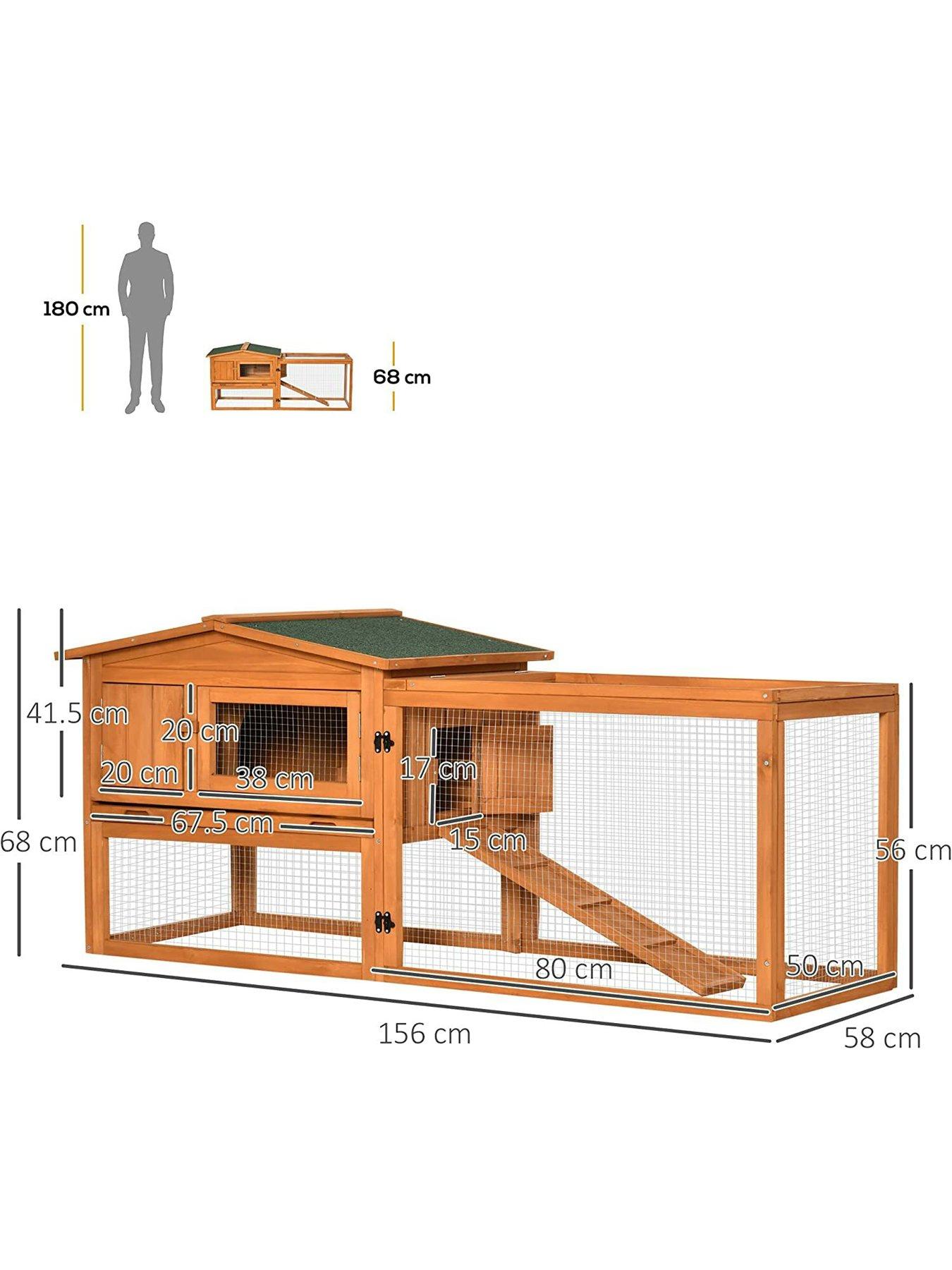 5 foot 2024 rabbit hutch