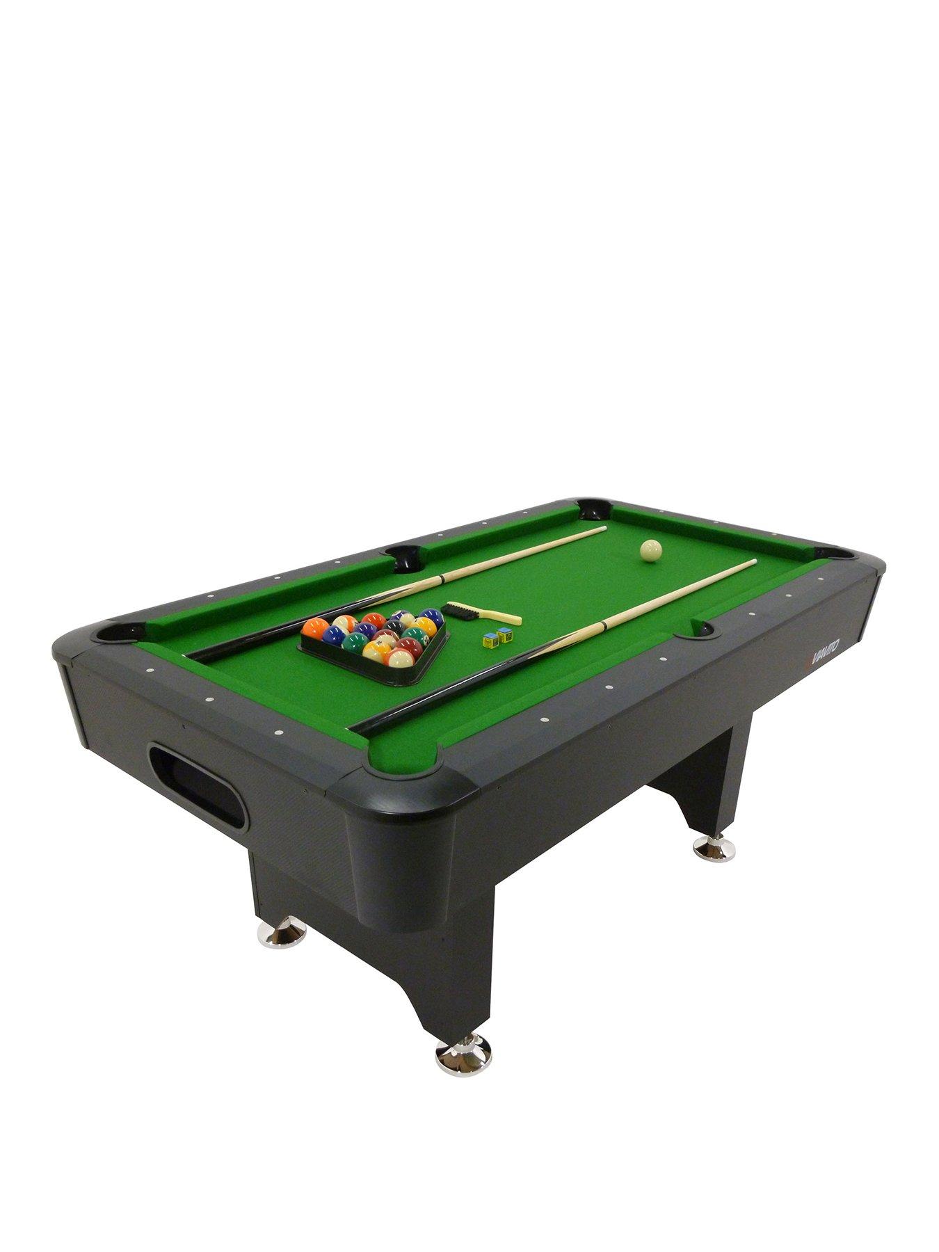undefined PT200 6ft Pool Table - Adjustable Feet for Level Playing Surface With Accessories
