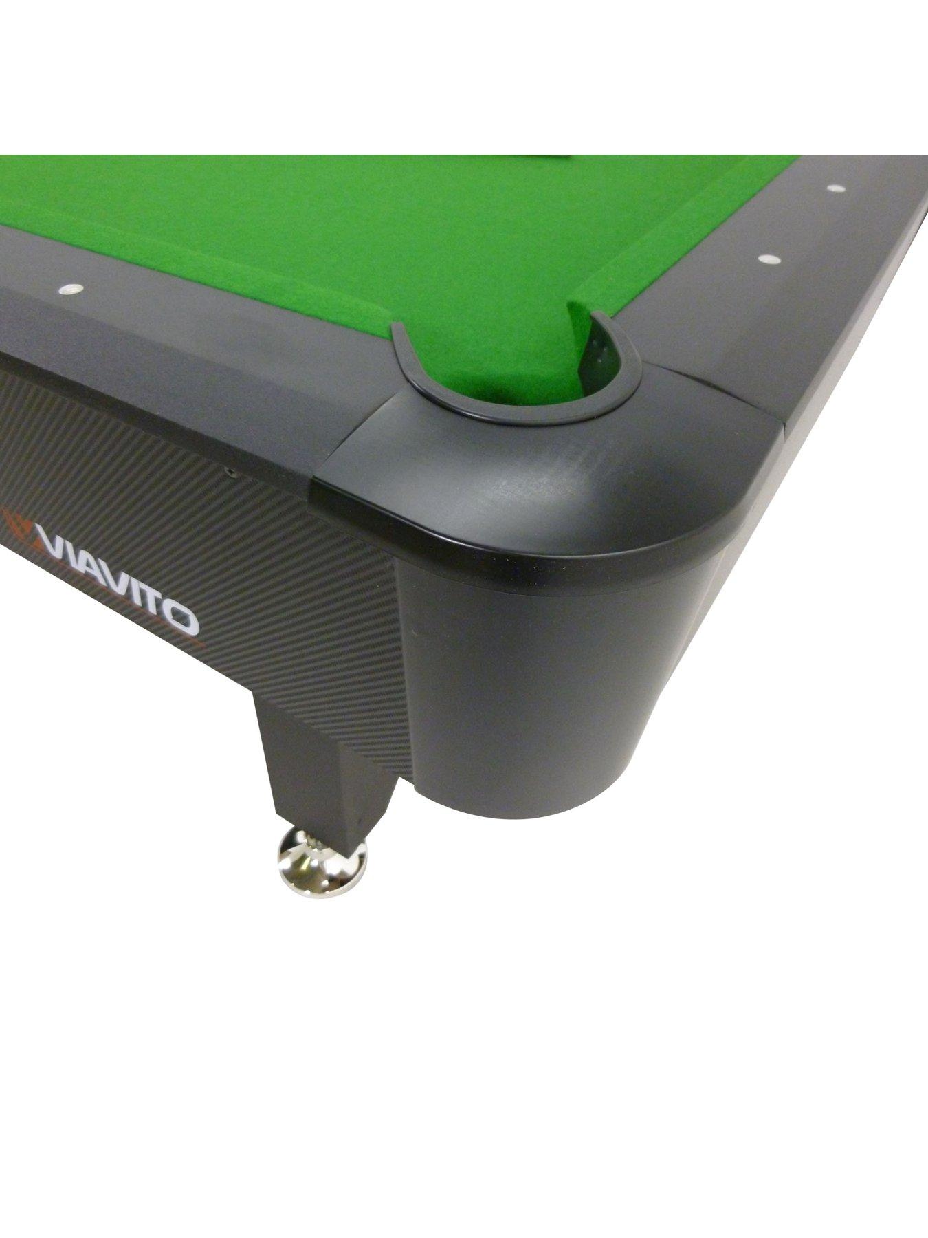 Viavito PT200 6ft Pool Table - Adjustable Feet for Level Playing ...