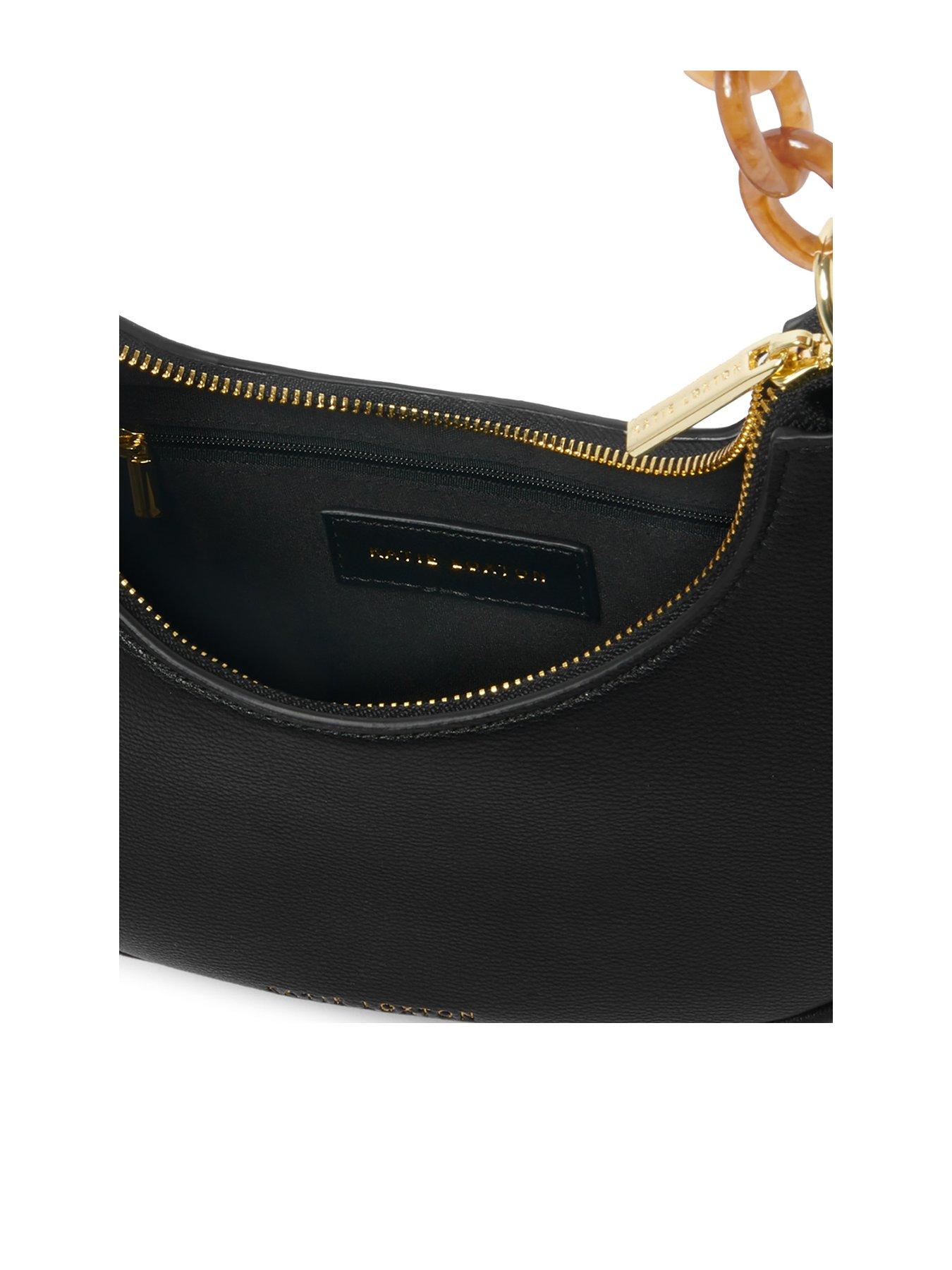  image of katie-loxton-sasha-small-shoulder-bag-black