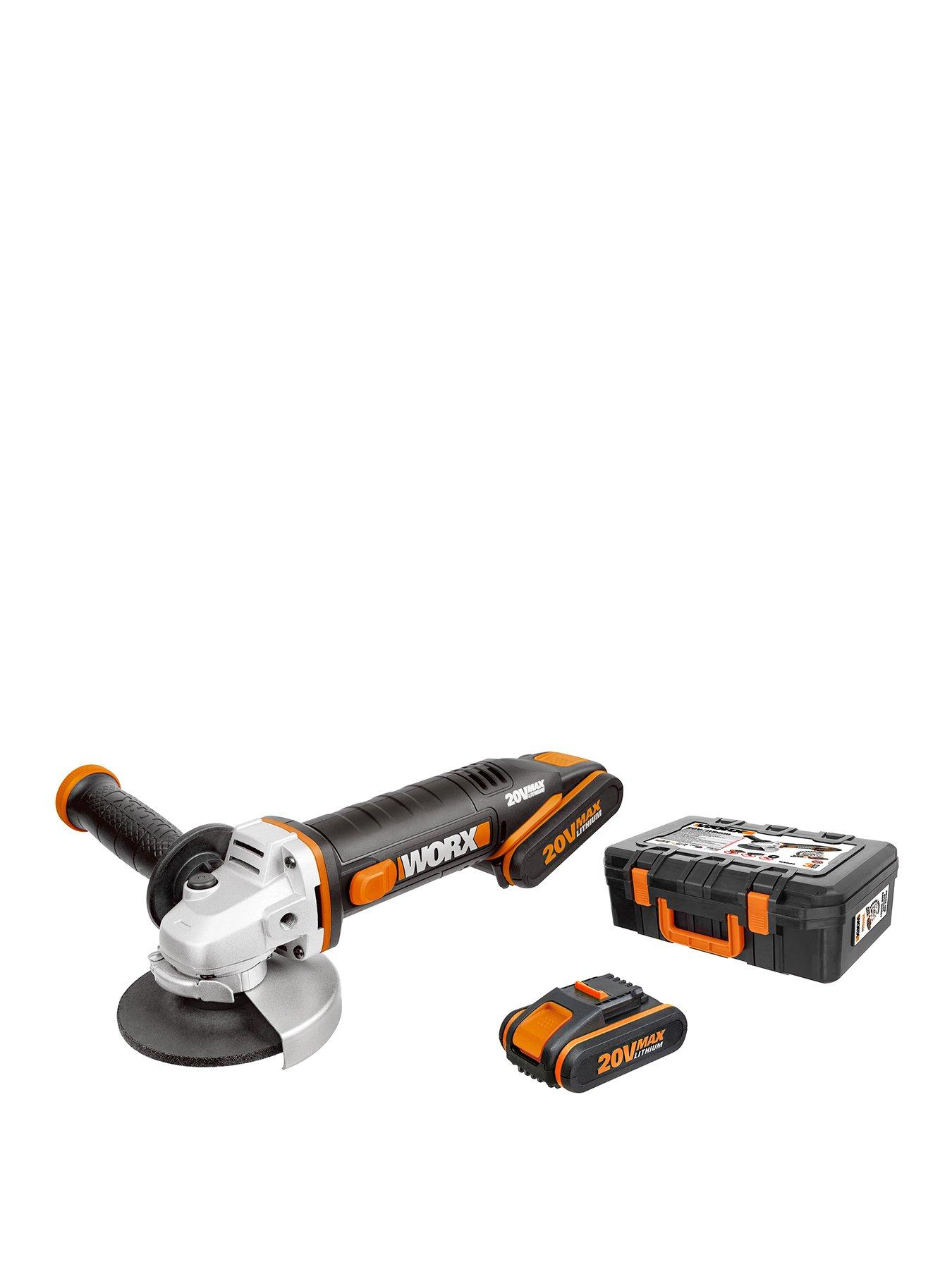 Worx battery angle discount grinder