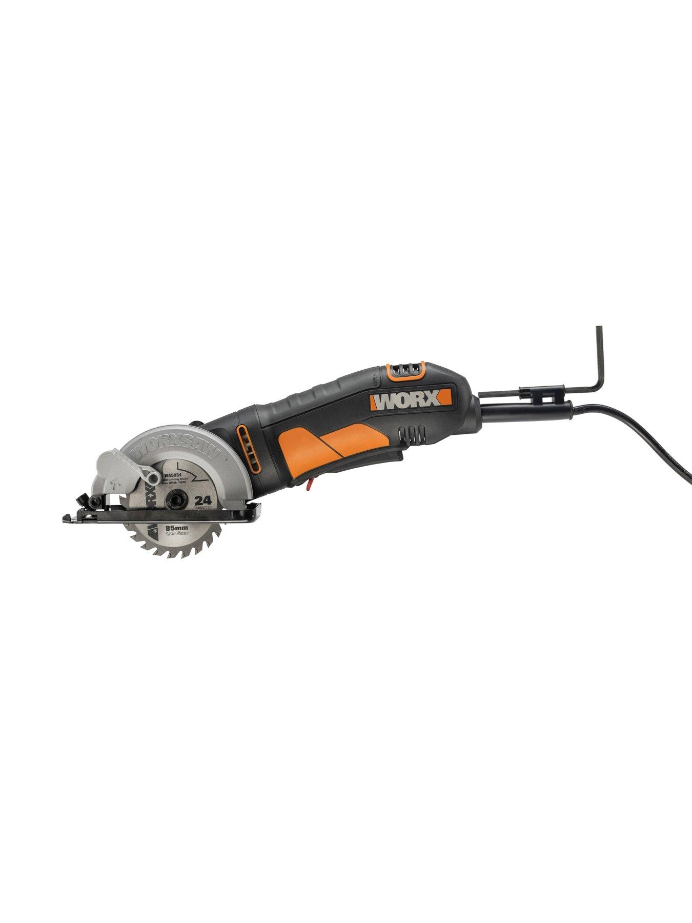 Worx 400W 85mm Compact circular Saw WX423.1 littlewoods