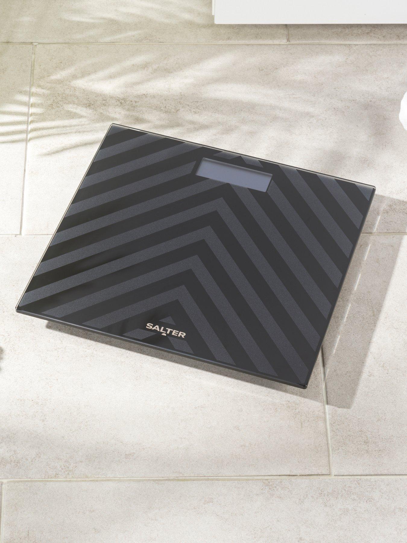 Salter Electronic Black Chevron Bathroom Scale