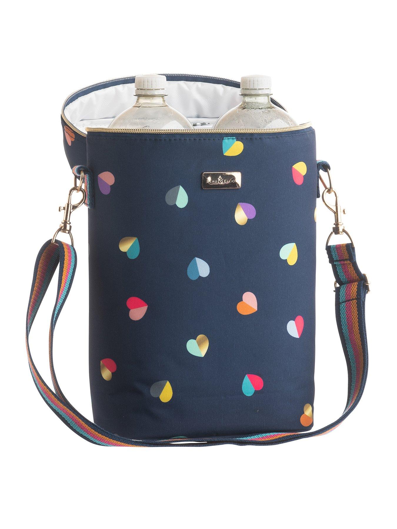  image of beau-elliot-confetti-mini-bottle-picnic-cooler-bag-2-bottles