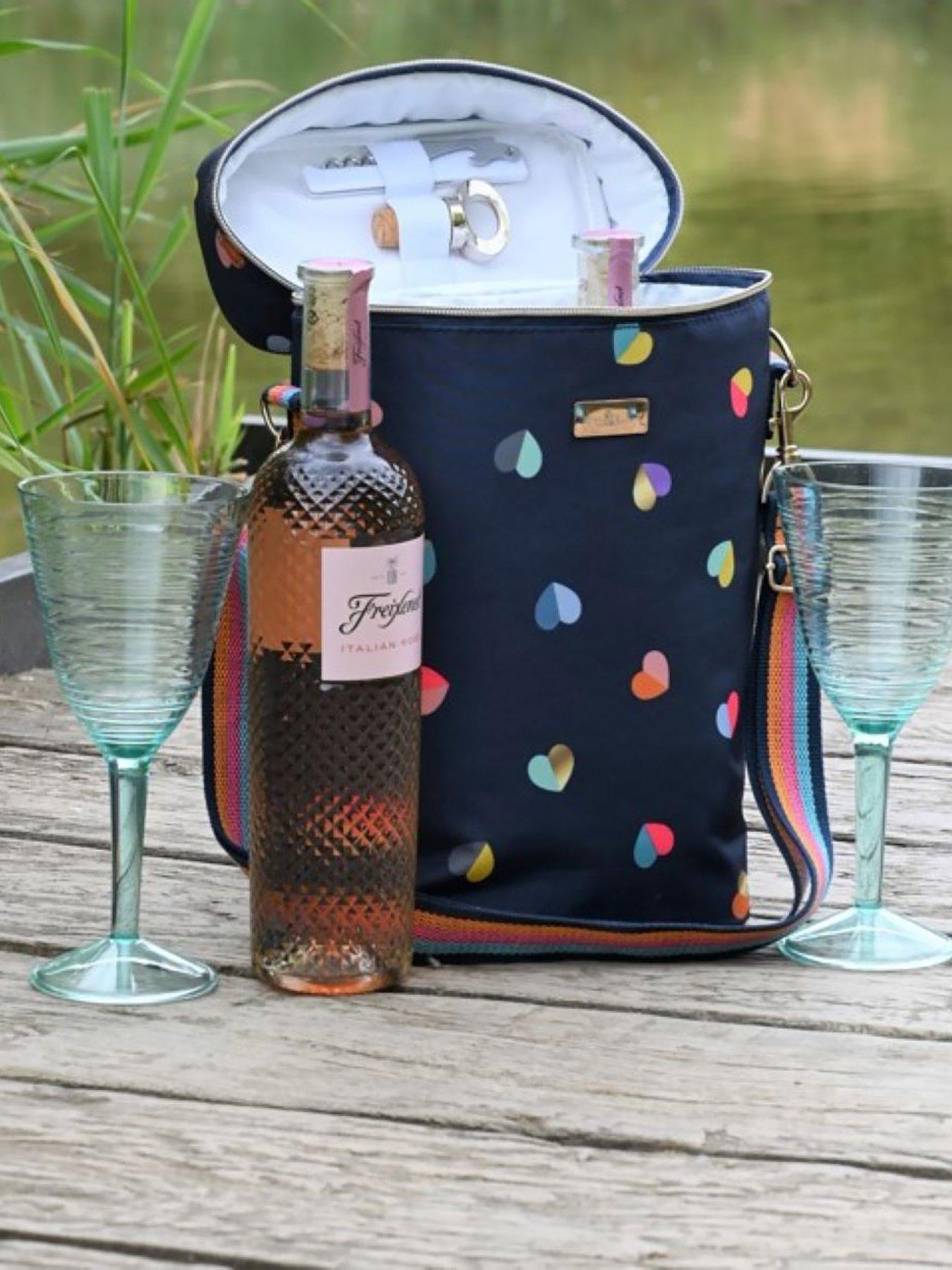  image of beau-elliot-confetti-mini-bottle-picnic-cooler-bag-2-bottles