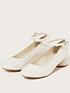  image of monsoon-girls-lace-pearly-heel-shoes-ivory