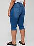  image of v-by-very-curve-high-waisted-cropped-skinny-jean-mid-wash