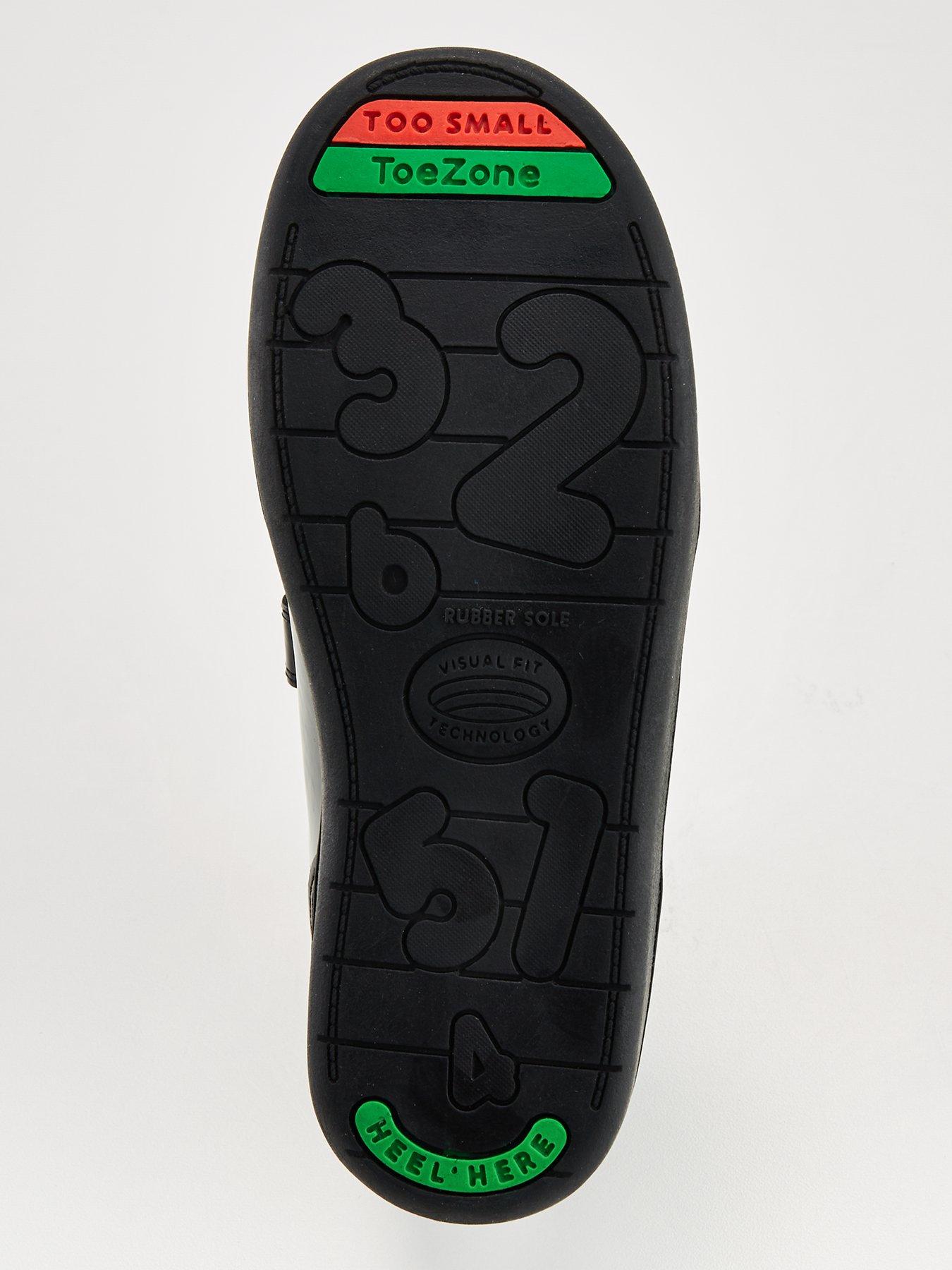 Image 5 of 6 of The Very Collection Toezone Younger Girls Patent Heart Trainer School Shoes&nbsp;- Black