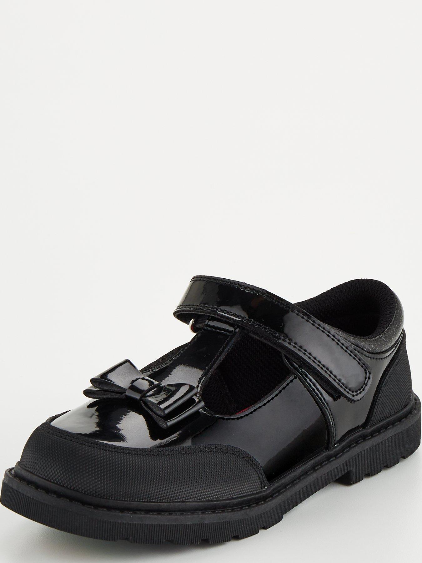 Image 3 of 6 of The Very Collection Toezone Girls T-bar Patent Leather Bow Shoe