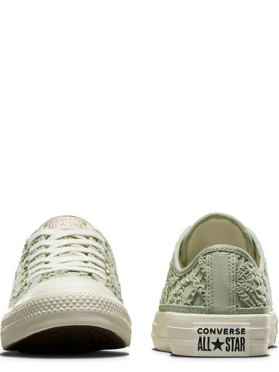 stillFront image of converse-womens-chuck-taylor-all-star-low-trainers-green