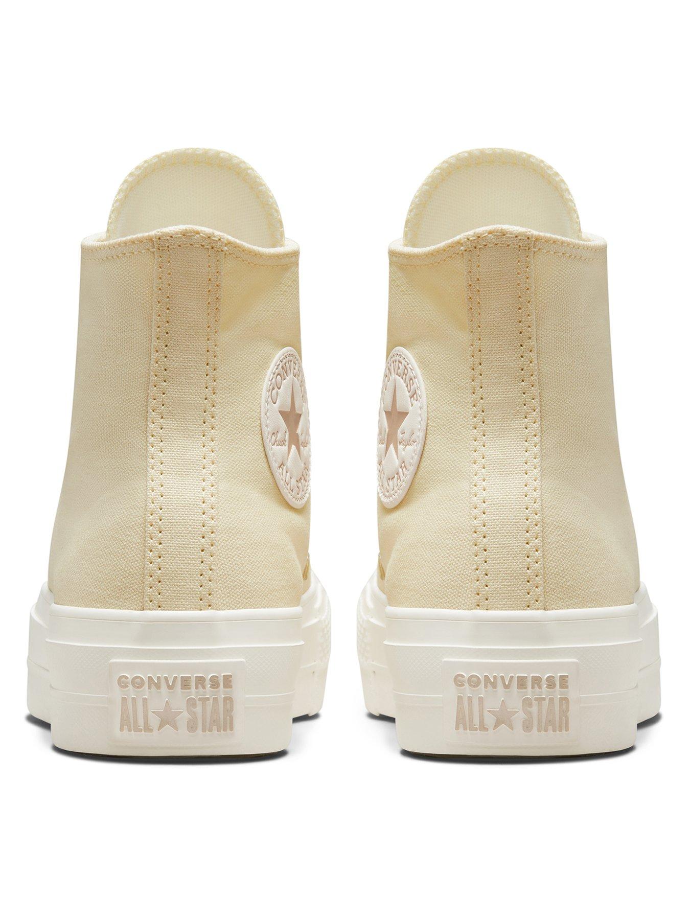 Converse all store star hi cream