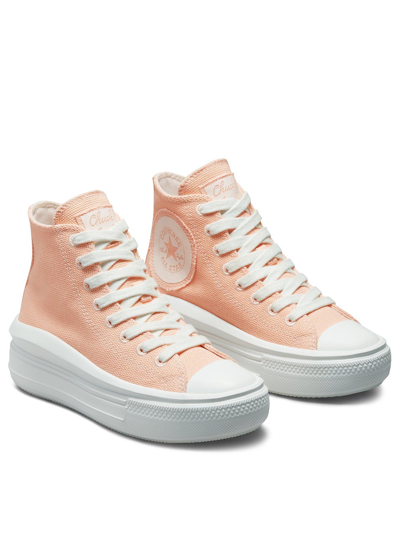 Light deals orange converse