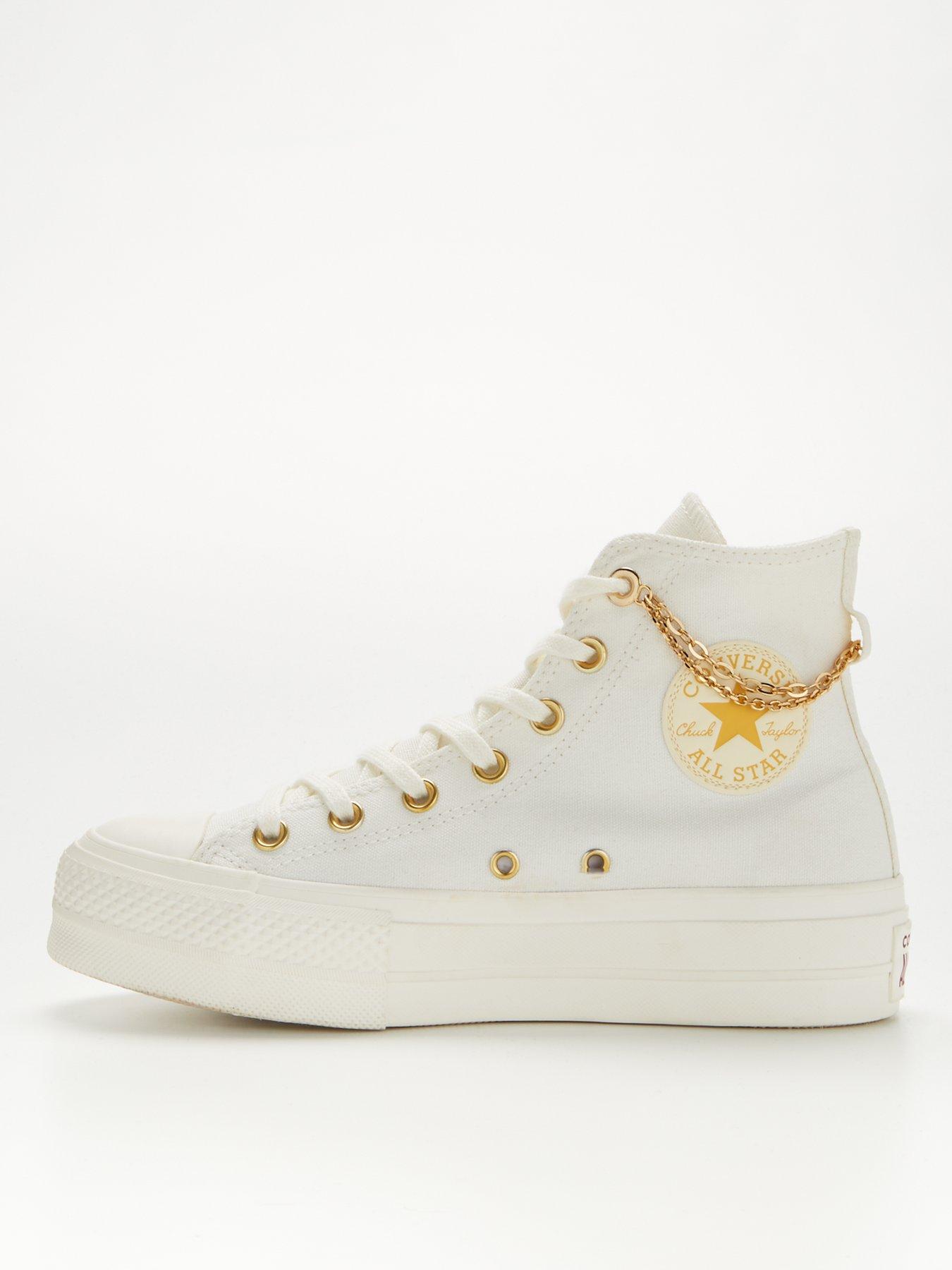 Women's Chuck Taylor All Star Lift Hi Sneakers in White