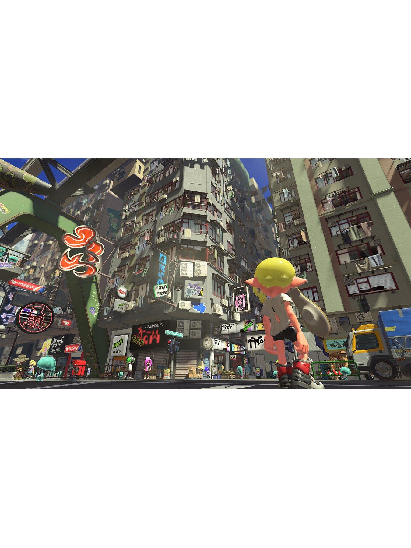  image of nintendo-switch-oled-switch-oled-consolenbspwhite-withnbsppokemon-scarlet-amp-splatoon-3