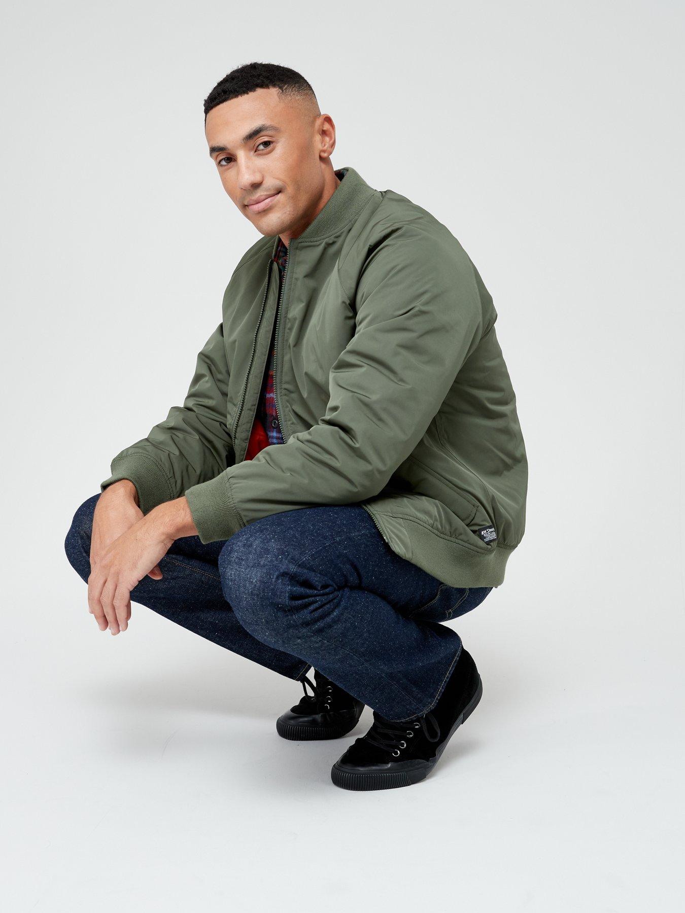  image of levis-filbert-bomber-jacket-green