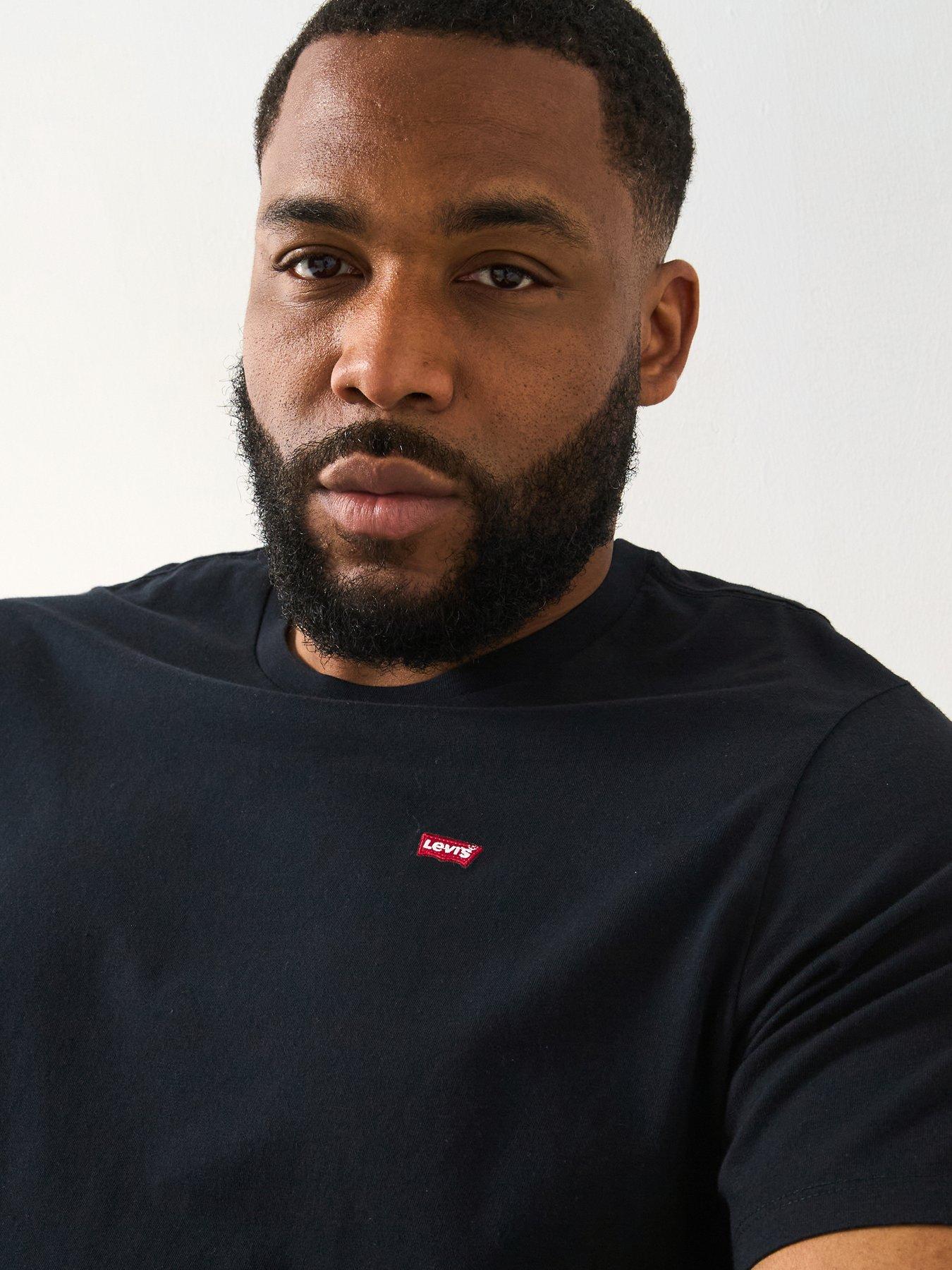  image of levis-big-amp-tall-small-logo-t-shirt-black