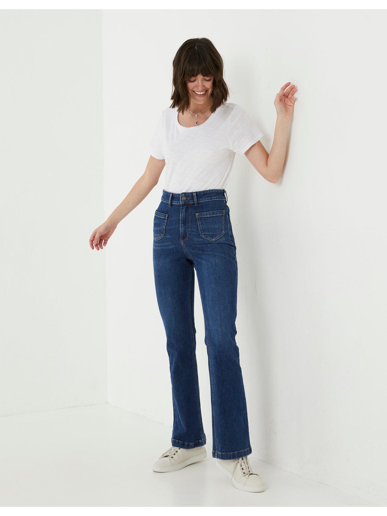 FatFace Fly Flare Denim Jean - Blue