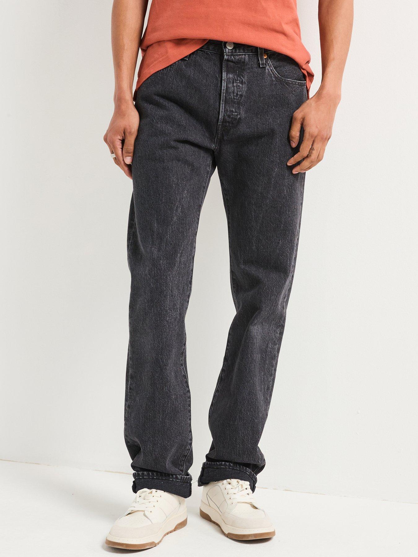 undefined 501® Original Straight Fit Jeans - Crash Courses - Black