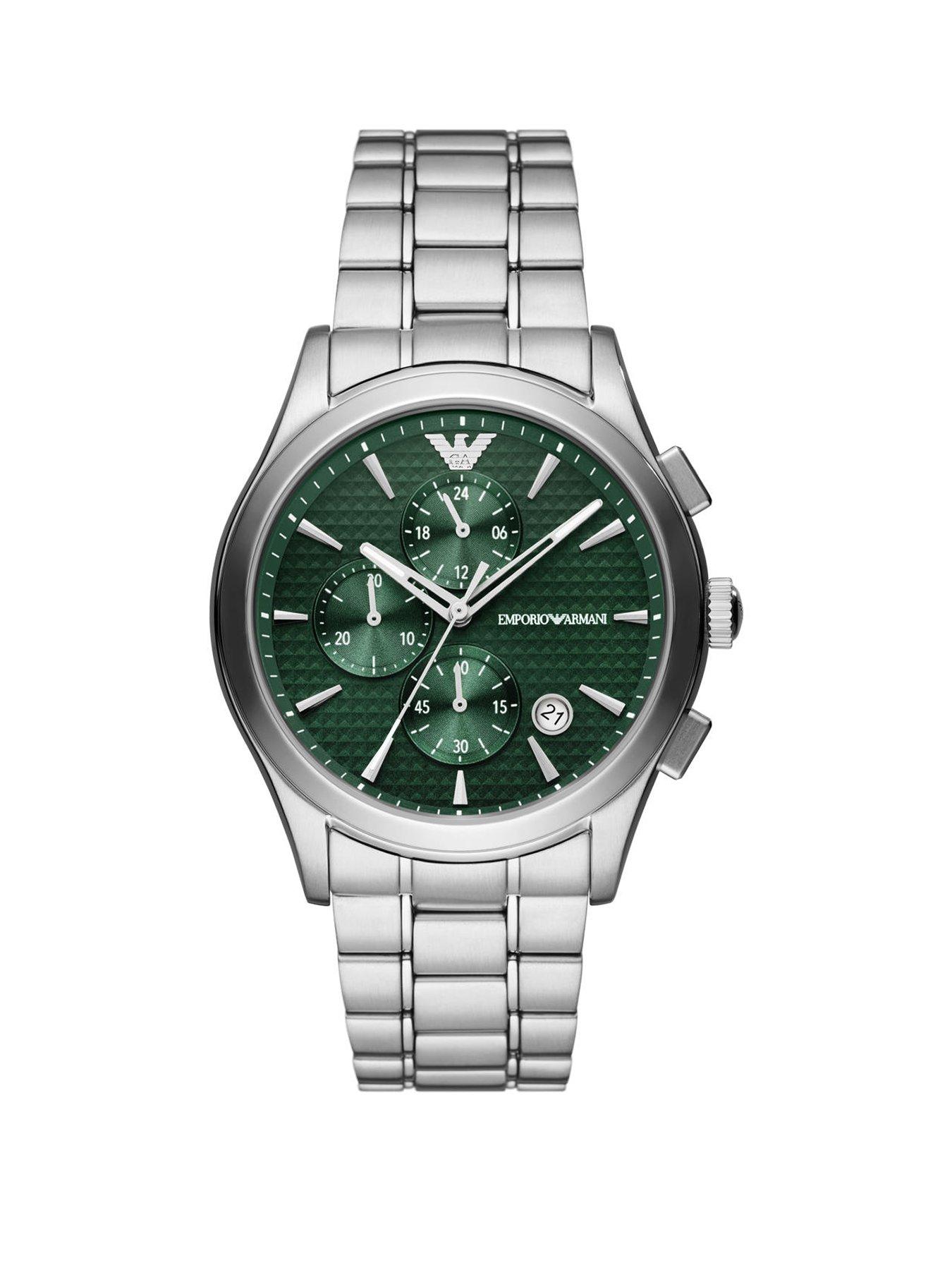 Emporio Armani Men's Paolo Stainless Steel Chronograph Watch