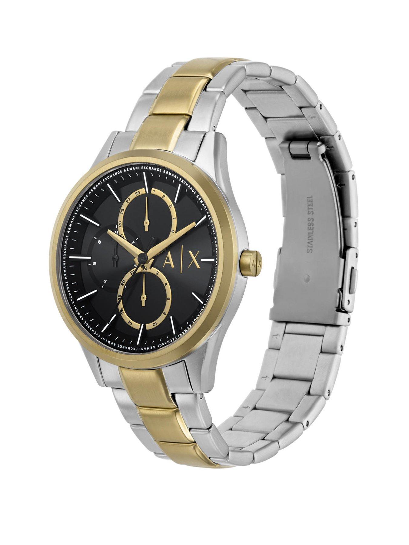 image of armani-exchange-mens-dante-stainless-steel-multifunctionnbspwatch