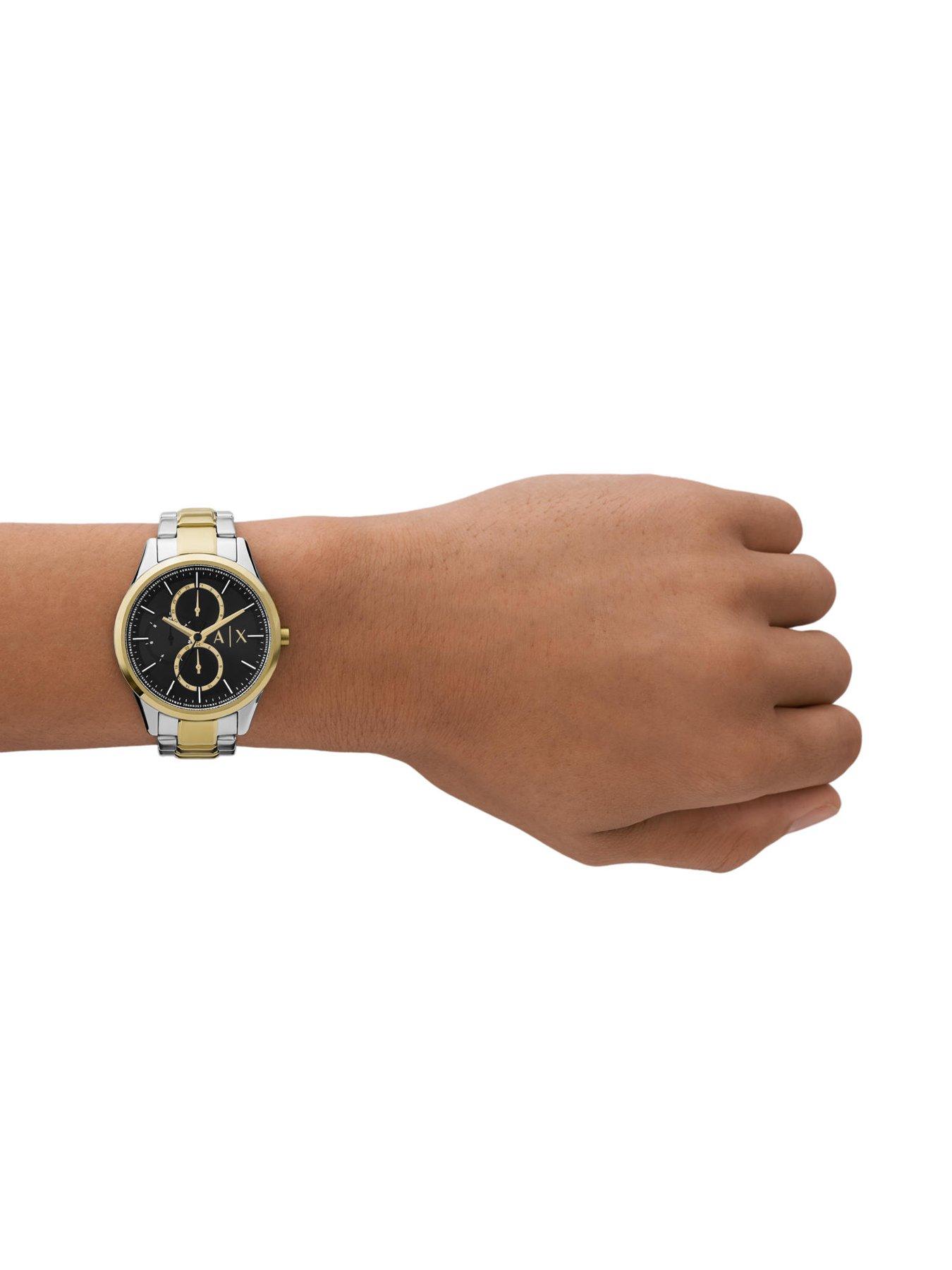  image of armani-exchange-mens-dante-stainless-steel-multifunctionnbspwatch