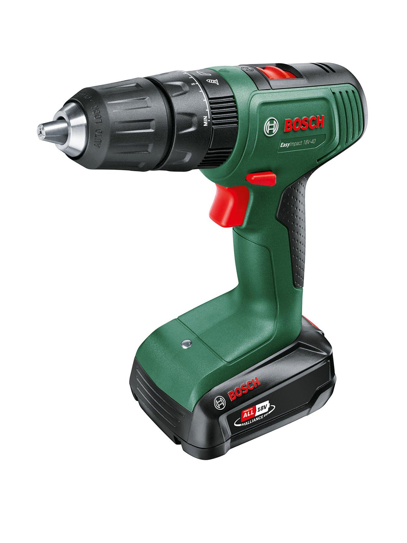Bosch EasyImpact 18V-40 Cordless Combi Drill with 1.5Ah Battery