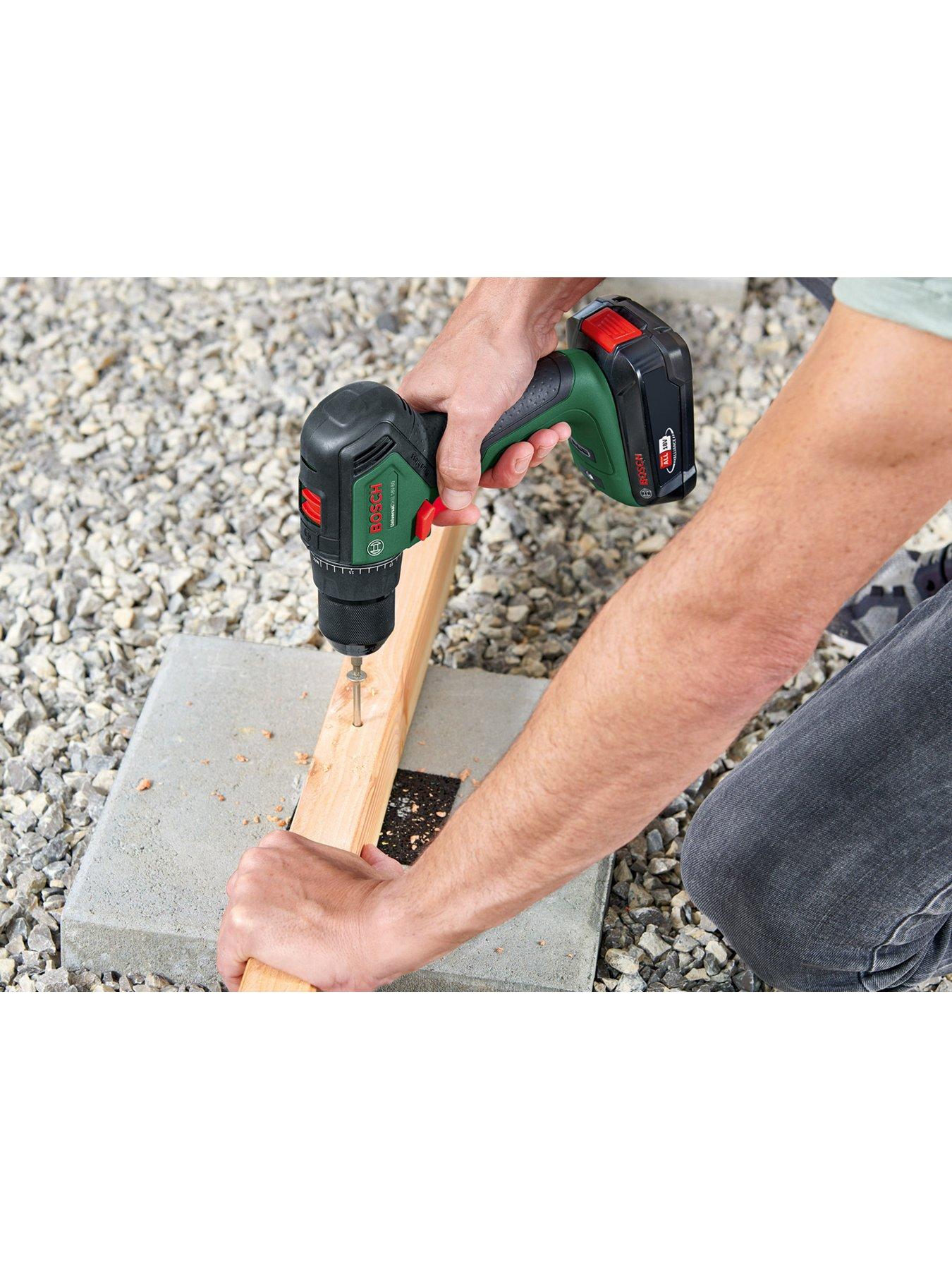  image of bosch-universaldrill-18v-60-cordless-2-speednbspdrilldriver-withnbsp2x-20ah-batteriesnbspand-al-18v-20-charger