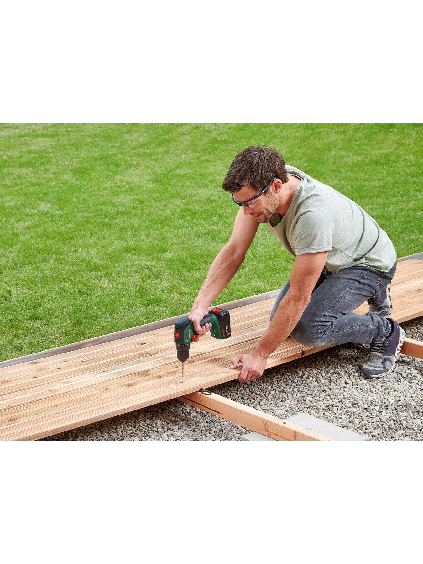  image of bosch-universaldrill-18v-60-cordless-2-speednbspdrilldriver-withnbsp2x-20ah-batteriesnbspand-al-18v-20-charger