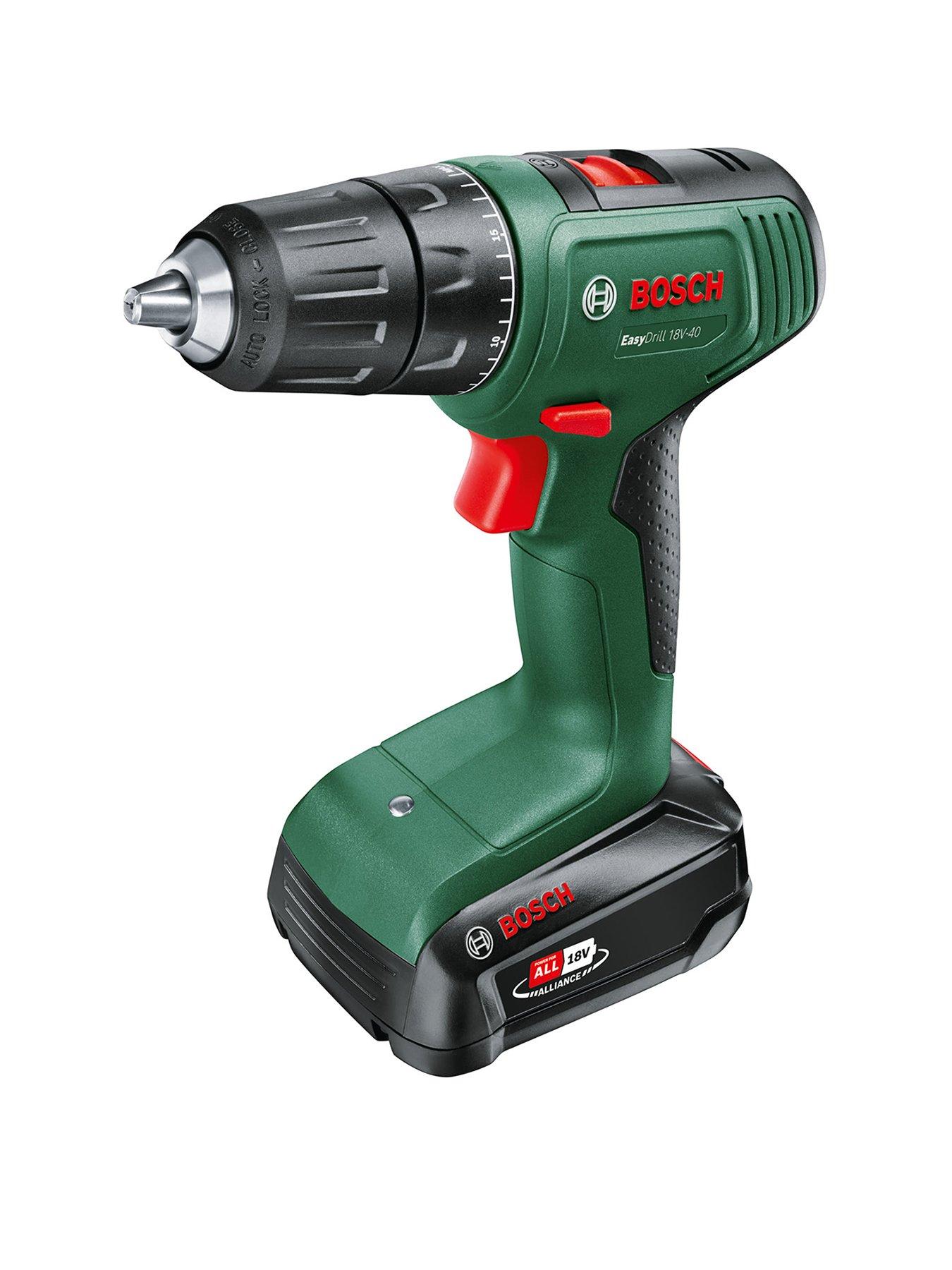 Bosch EasyDrill 18V-40 Cordless Drill Driver with 1x 1,5Ah Battery