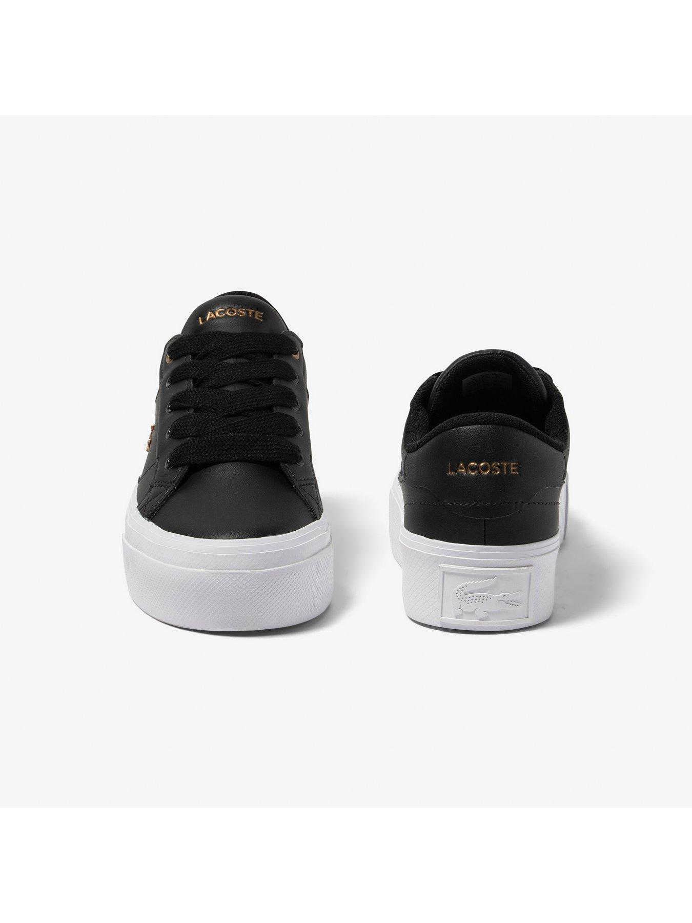 Lacoste ziane store black leather