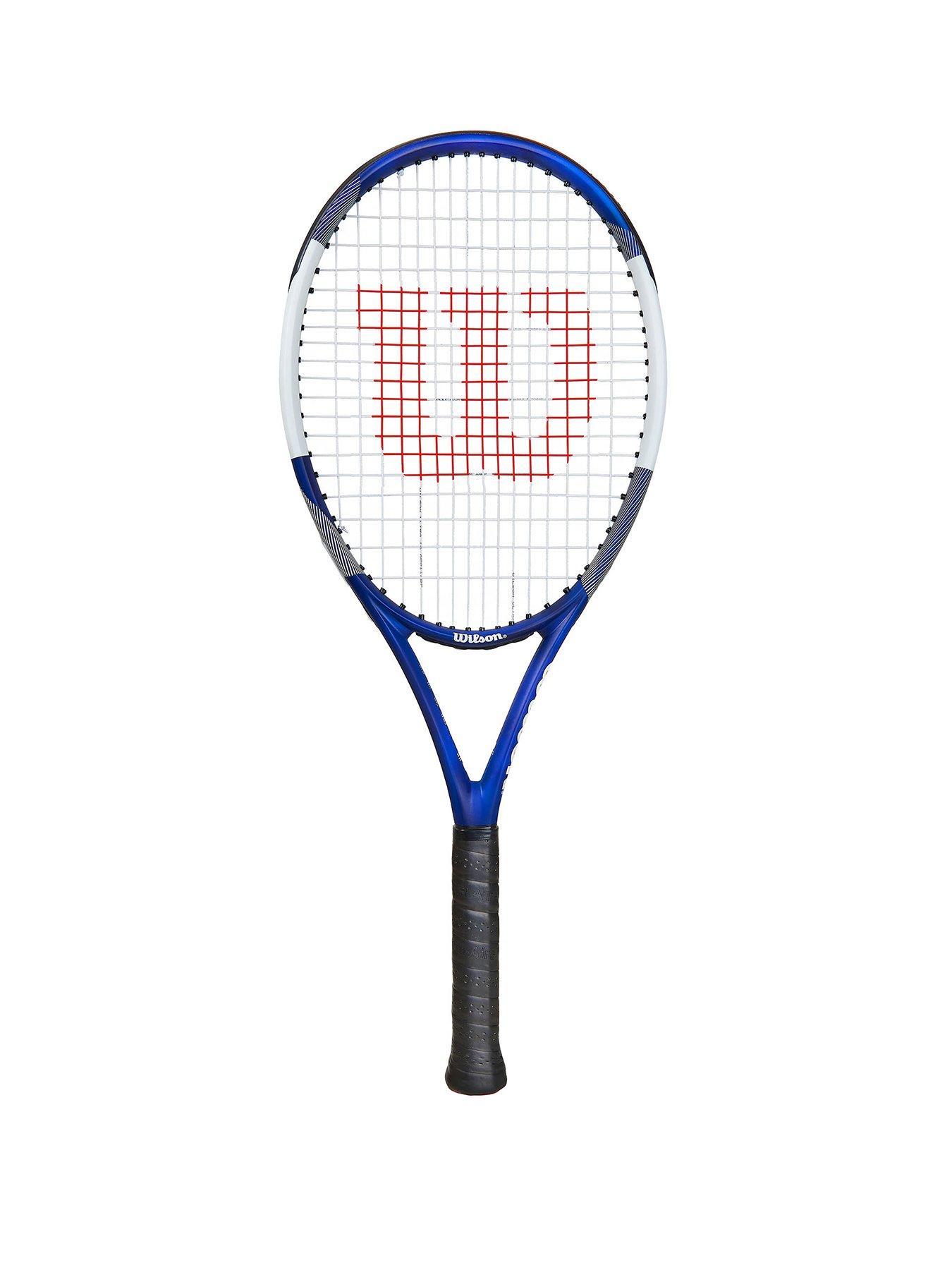  image of wilson-federer-tour-105-tennis-racket-bluewhite