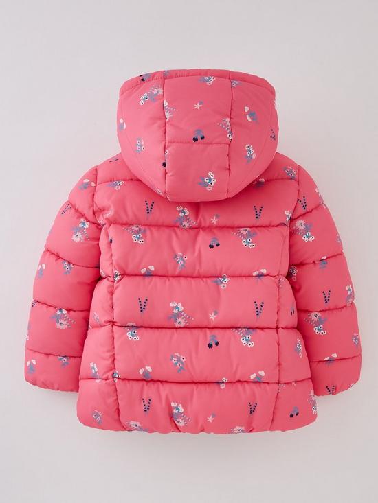 back image of everyday-floral-pink-padded-coat--nbspmulti