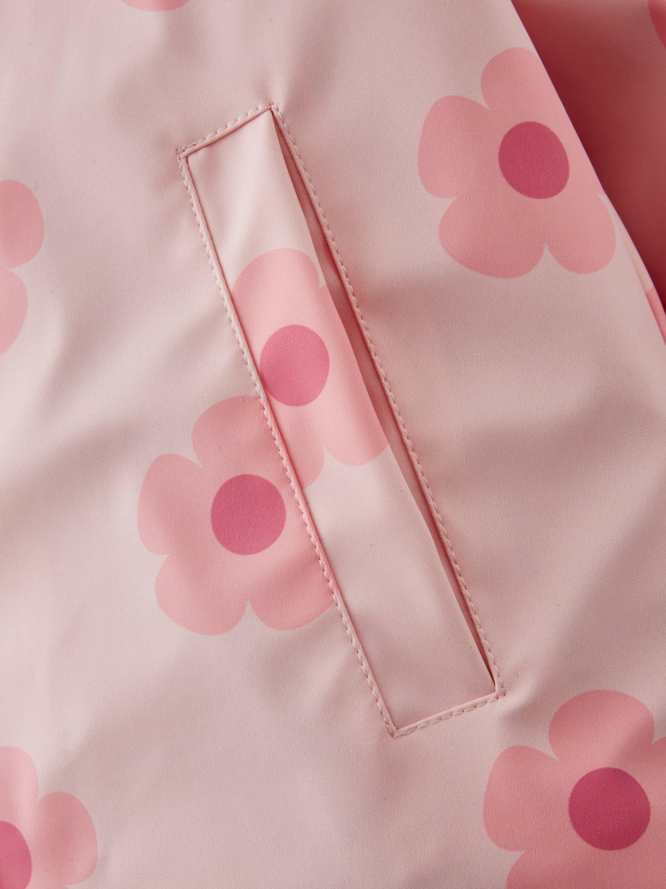  image of mini-v-by-very-floral-rain-mac-pink