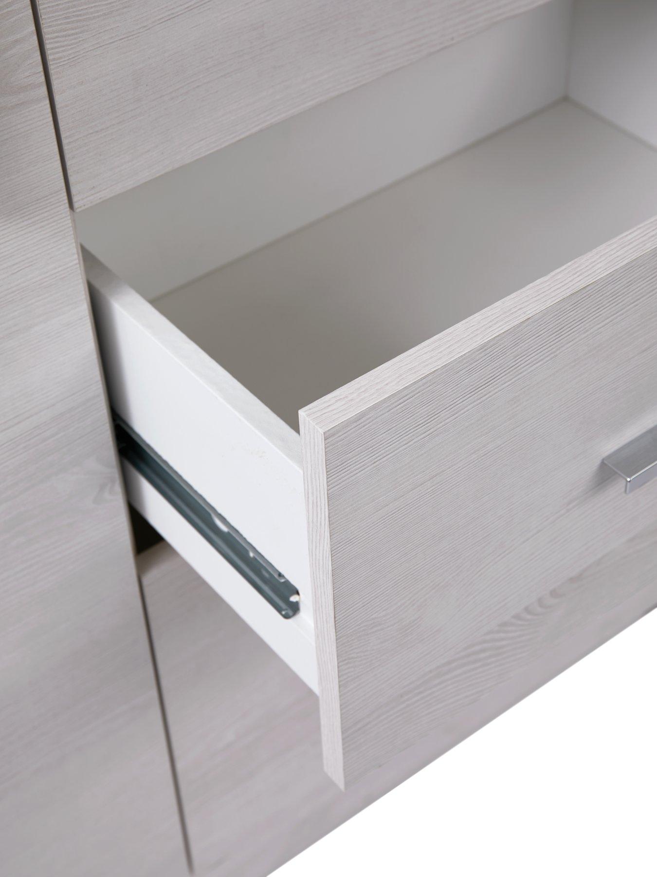 Image 6 of 7 of Everyday Panama 2 Door, 3 Drawer Sideboard - White Oak&nbsp;- FSC&reg; Certified