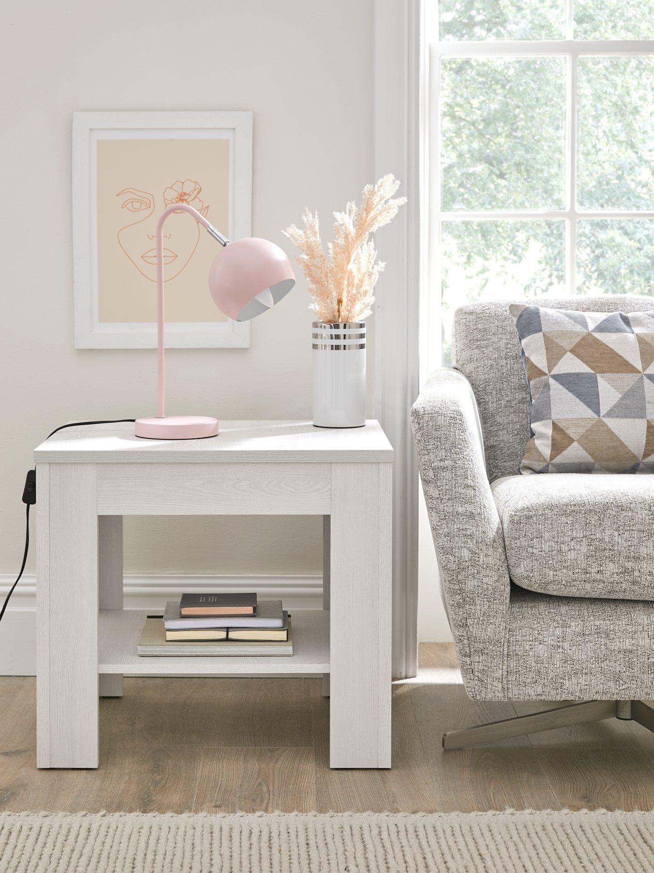 Image 1 of 7 of Very Home Panama Side Table - White Oak&nbsp;- FSC&reg; Certified