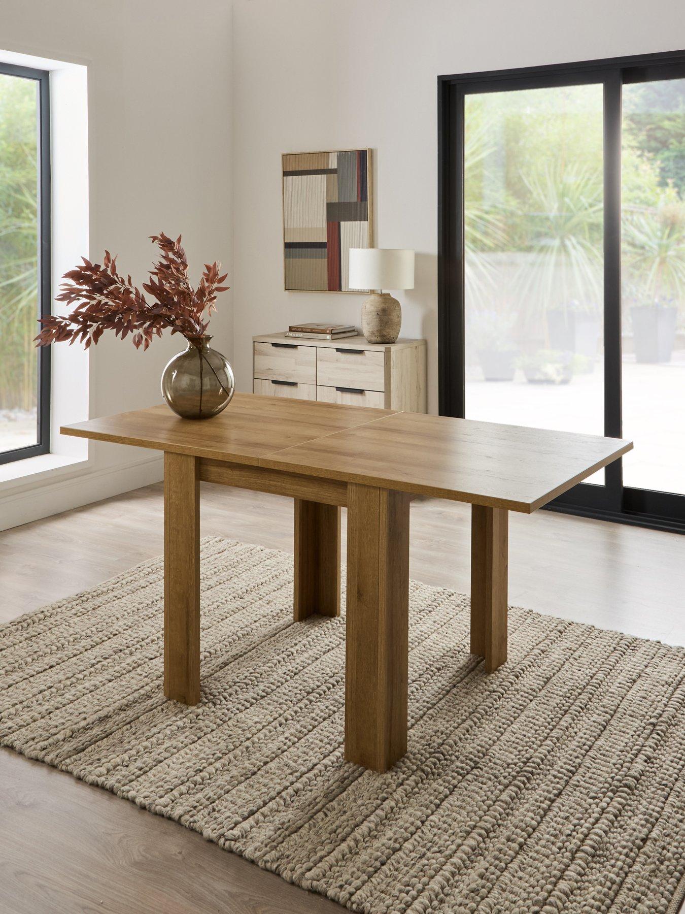 Very Home Panama 80-160 cm Extending Dining Table - Dark Oak - FSC® Certified