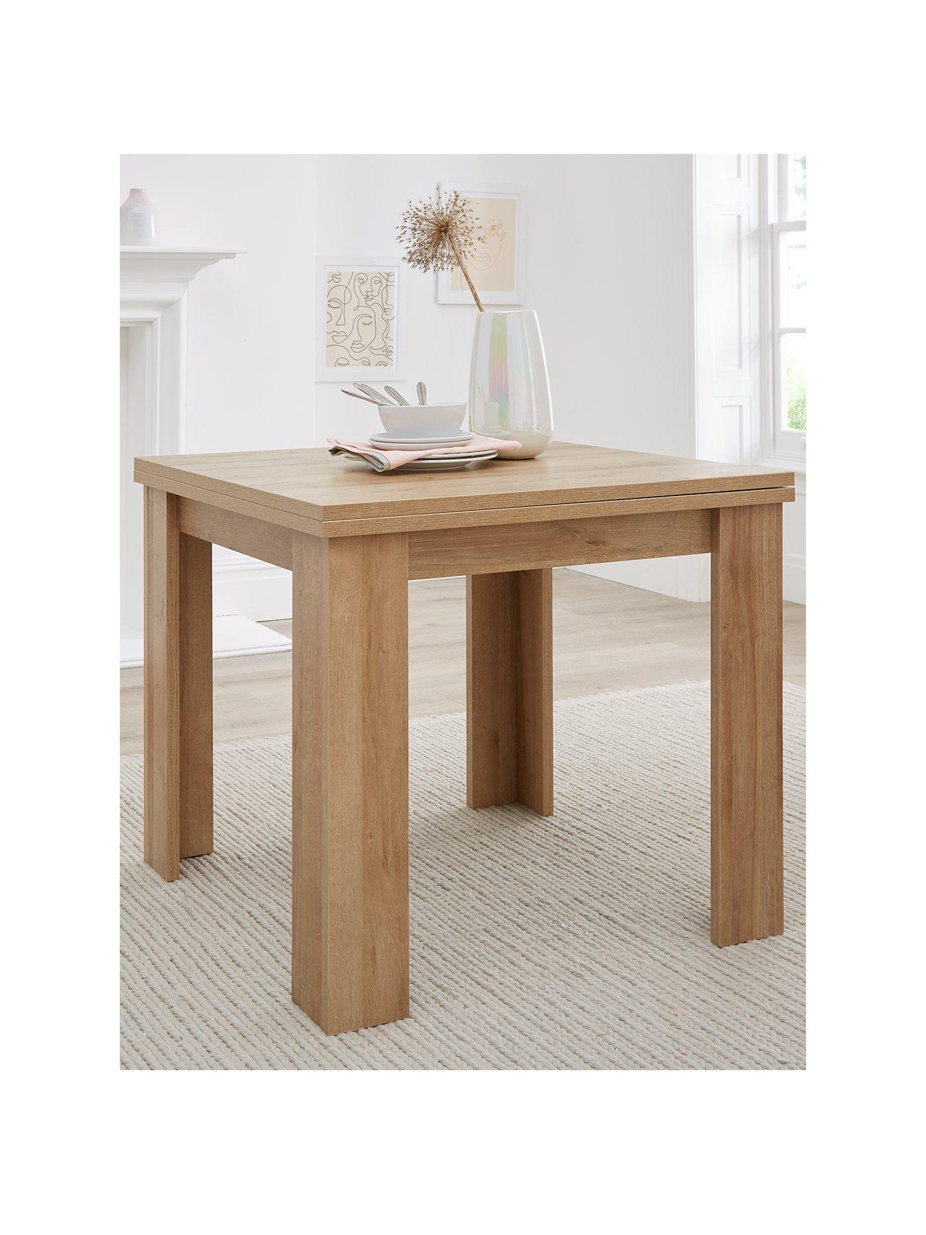  image of everyday-panama-80-160-cmnbspextending-dining-table-dark-oaknbsp--fscreg-certified