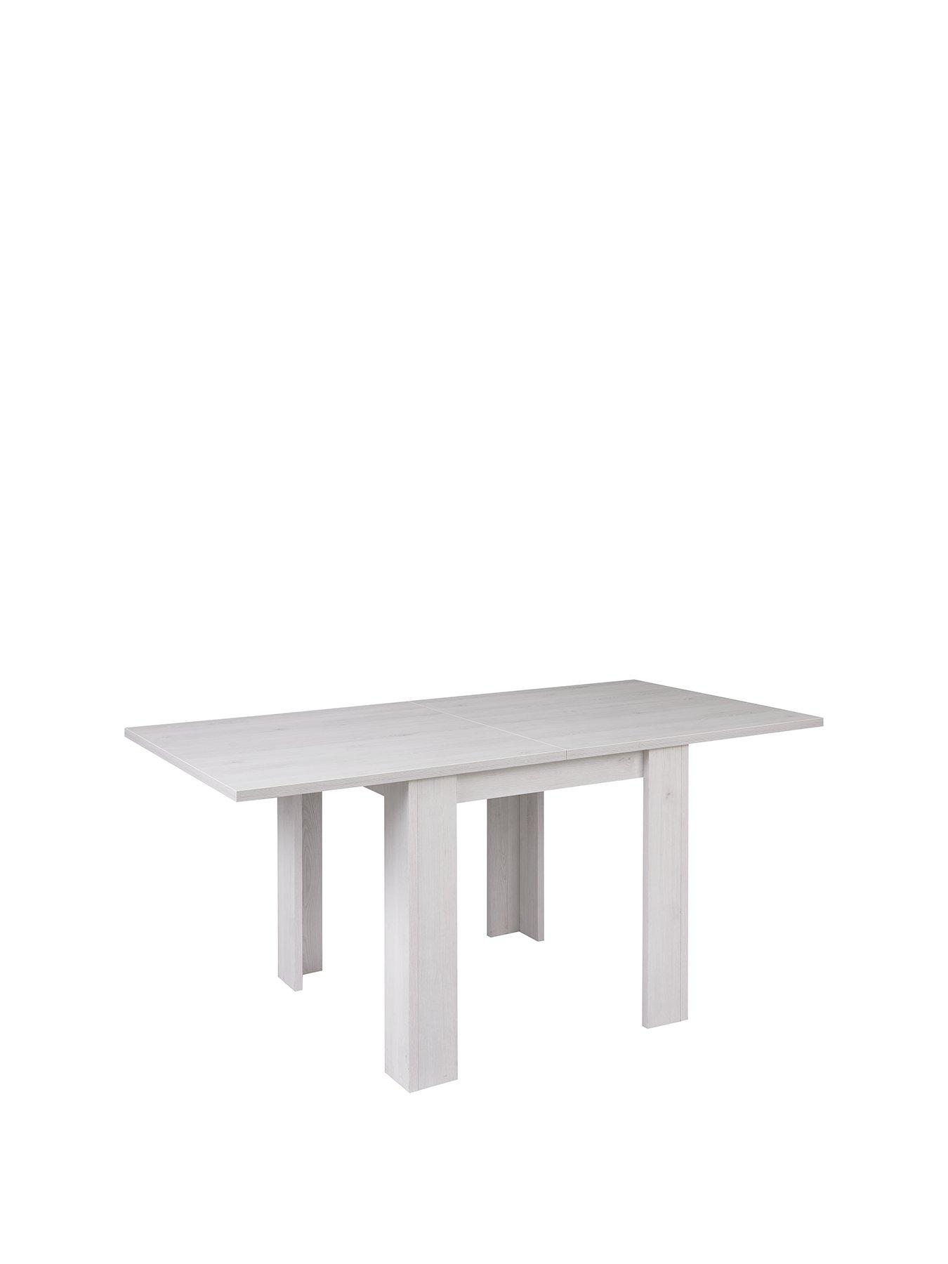 Image 3 of 7 of Very Home Panama 80-160 cm Extending Dining Table - White Oak&nbsp;- FSC&reg; Certified