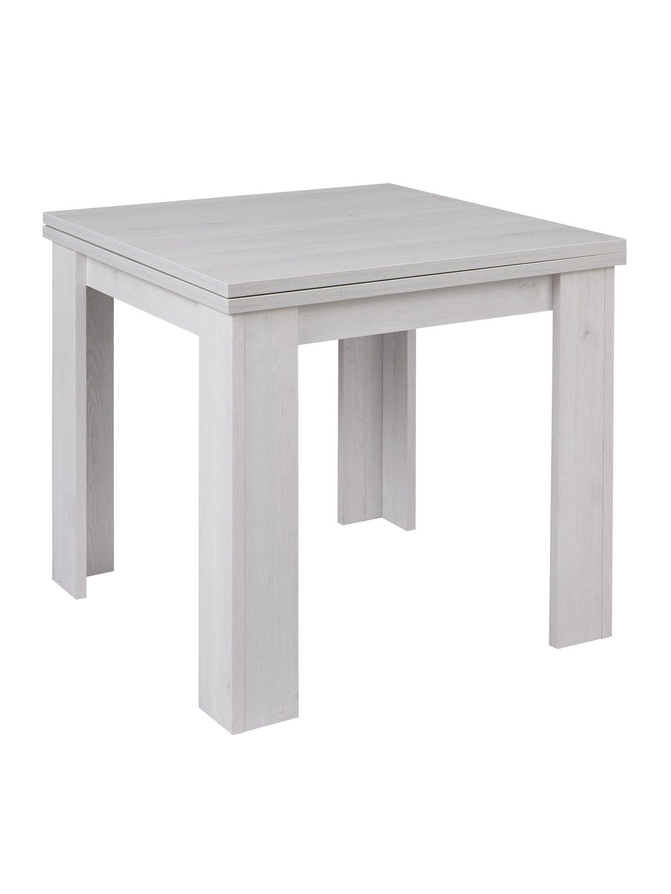 Image 4 of 7 of Very Home Panama 80-160 cm Extending Dining Table - White Oak&nbsp;- FSC&reg; Certified