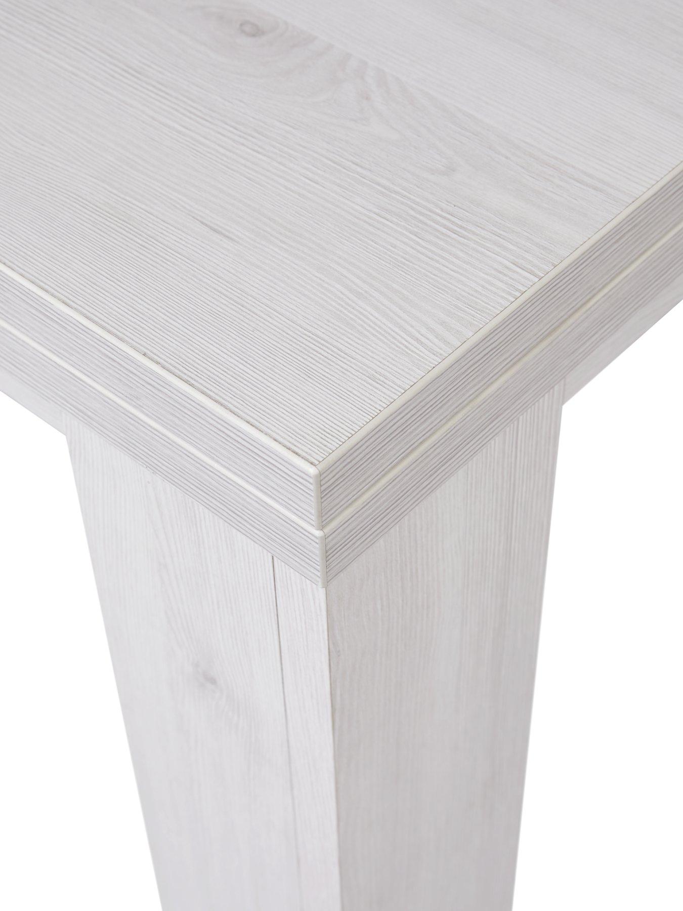 Image 5 of 7 of Very Home Panama 80-160 cm Extending Dining Table - White Oak&nbsp;- FSC&reg; Certified
