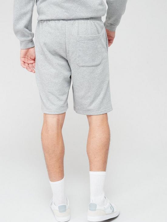 stillFront image of converse-chuck-patch-shorts-grey