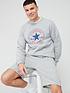  image of converse-chuck-patch-shorts-grey