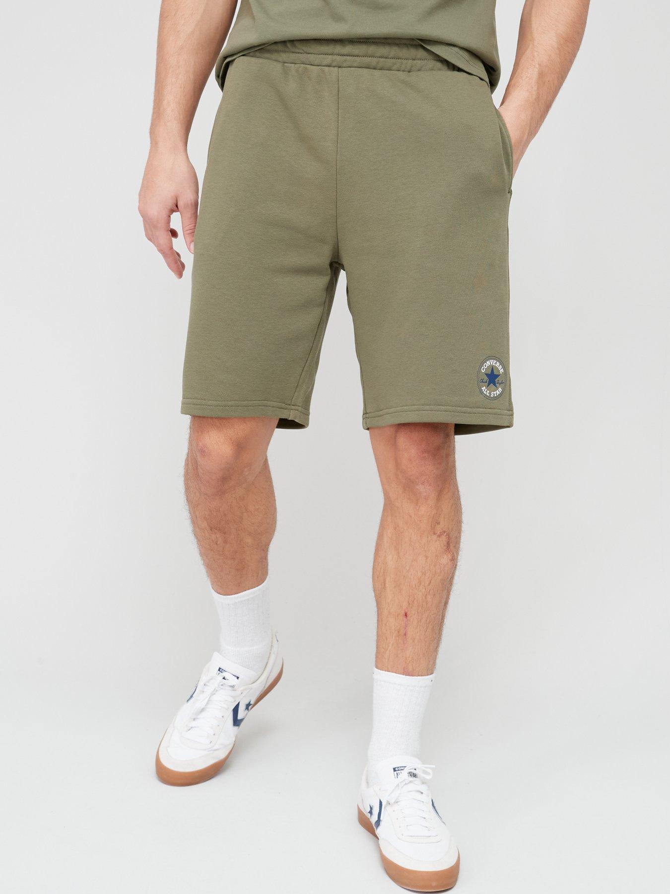 Converse chuck cheap patch fleece shorts