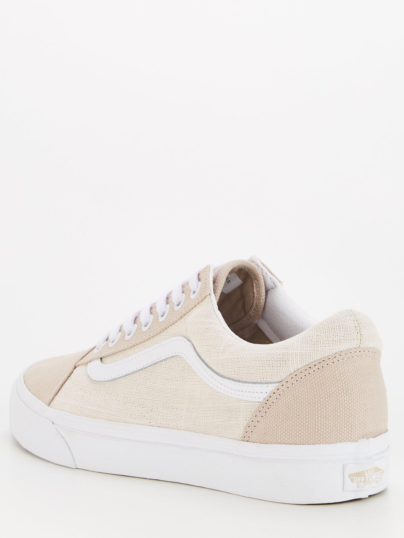 Vans old sale skool natural white