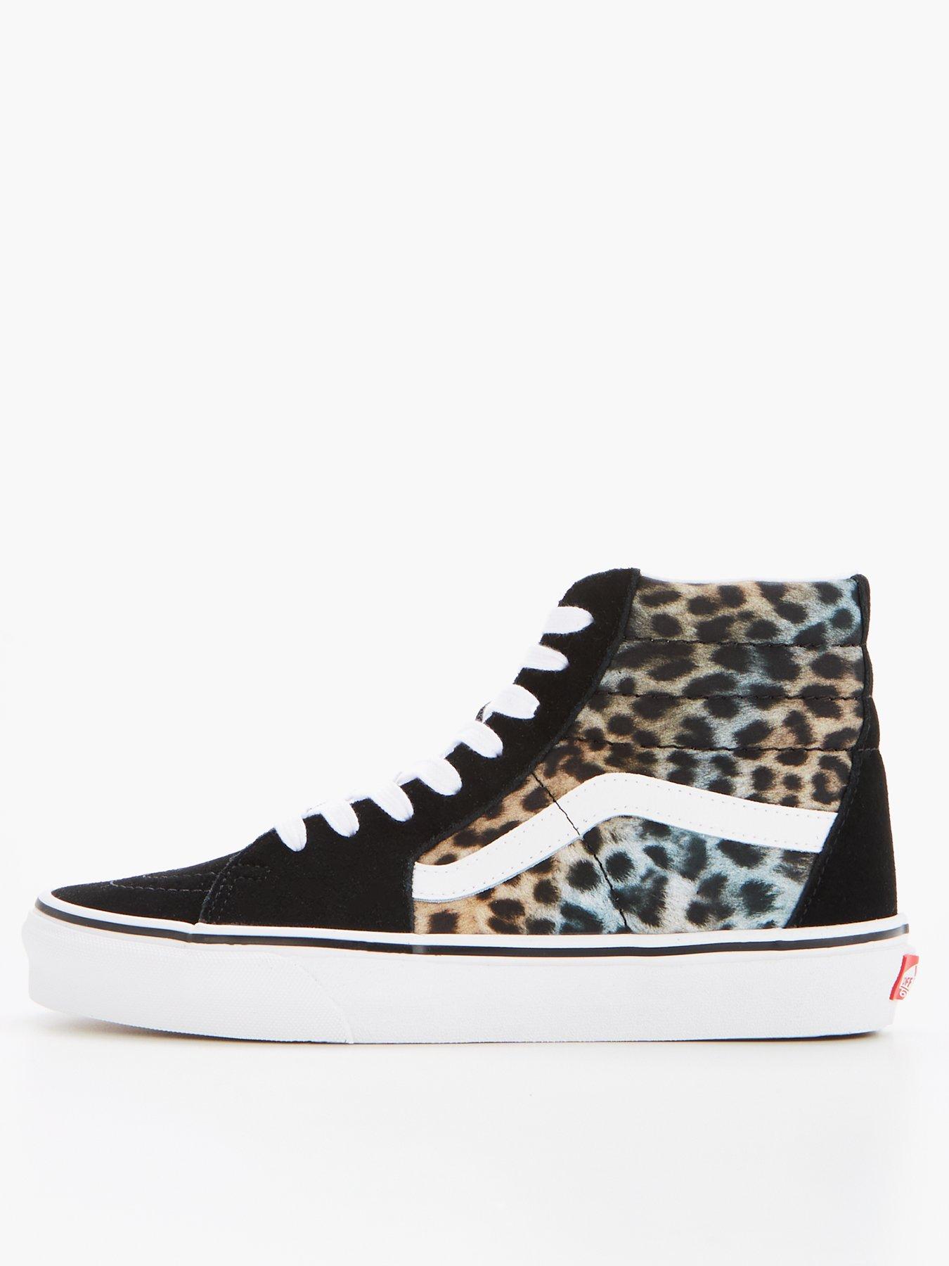 Vans leopard high on sale tops