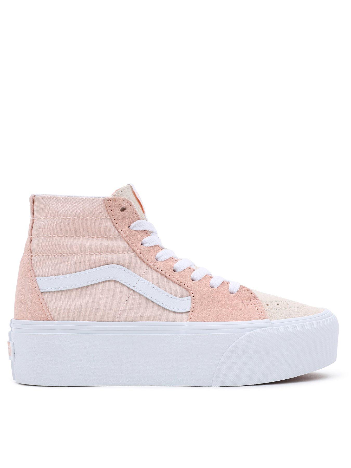 Vans high best sale tops womens pink